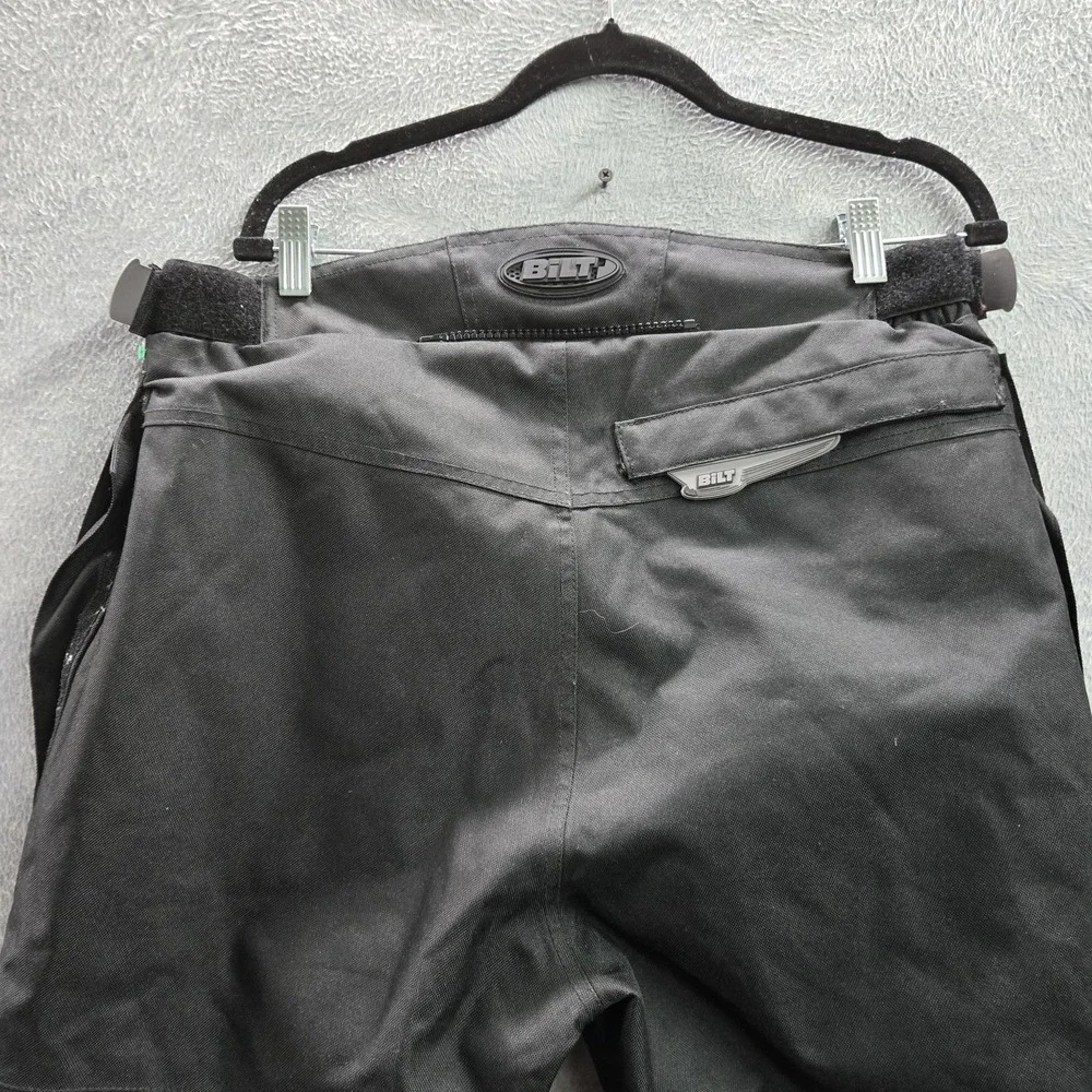 BILT Men Pants 32 Black BLW 13 Motorcycle Pants Storm Waterproof Zipper 30